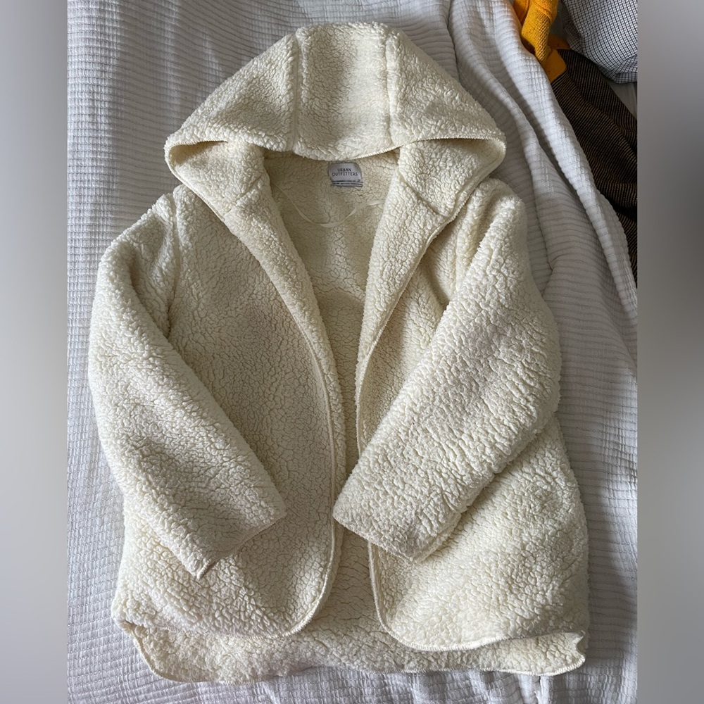 Urban outfitters fleece teddy coat